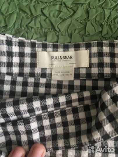 Юбка в клетку pull bear