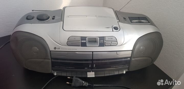 Boombox LG колонка, радио, cd-дисковод, кассеты