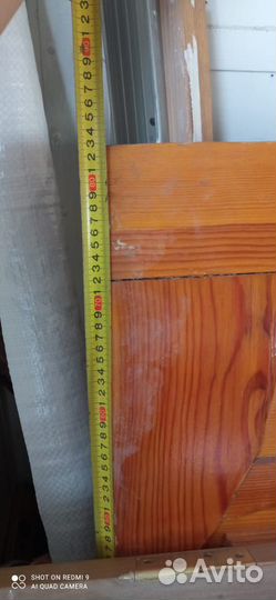 Дверь входная деревянная без коробки