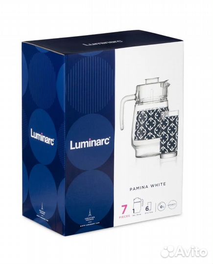 Кувшин со стаканами luminarc