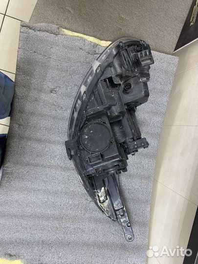 Передняя правая фара с дхо hyuindai solaris