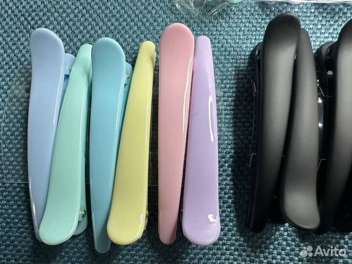 Зажимы для волос набор 6шт. Заколка крокодил