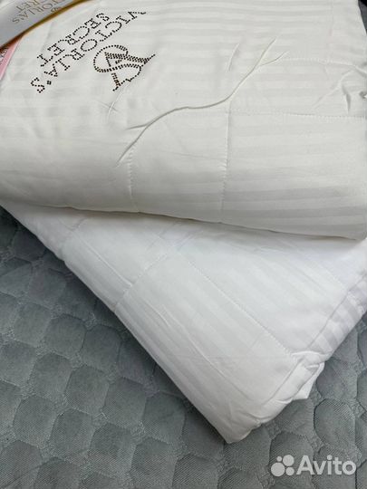 Постельное белье с одеялом страйп сатин