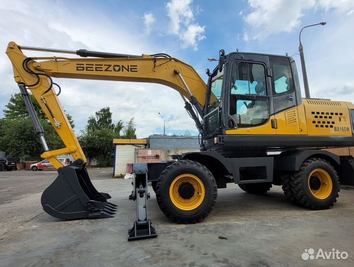 Колёсный экскаватор BEEZONE BX160W, 2024