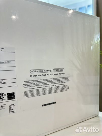 Новый Macbook Air 13 M2 8/512gb Гарантия Рассрочка