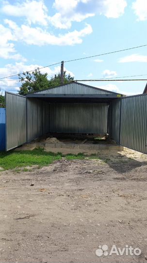 Гараж / Ракушка оцинкованный