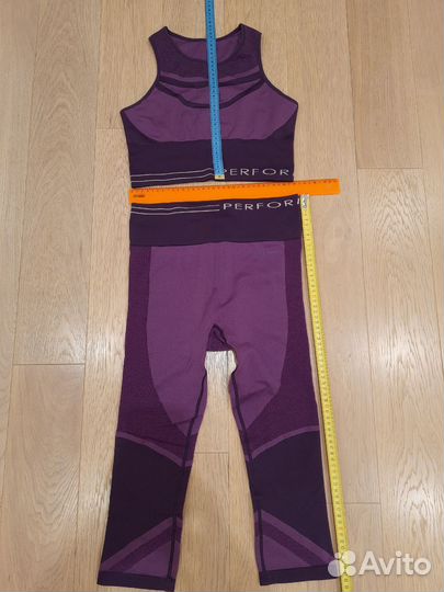 Спортивный костюм для тренировок, р. S-M