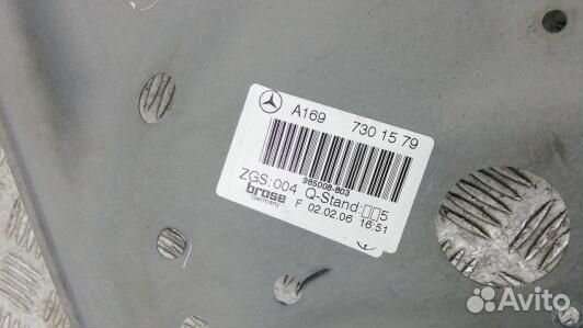 Стеклоподъемник задний левый mercedes benz B-class