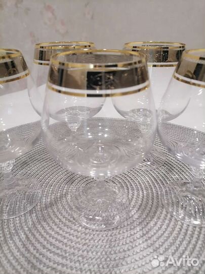 Фужеры новые. Bohemia. 5 штук