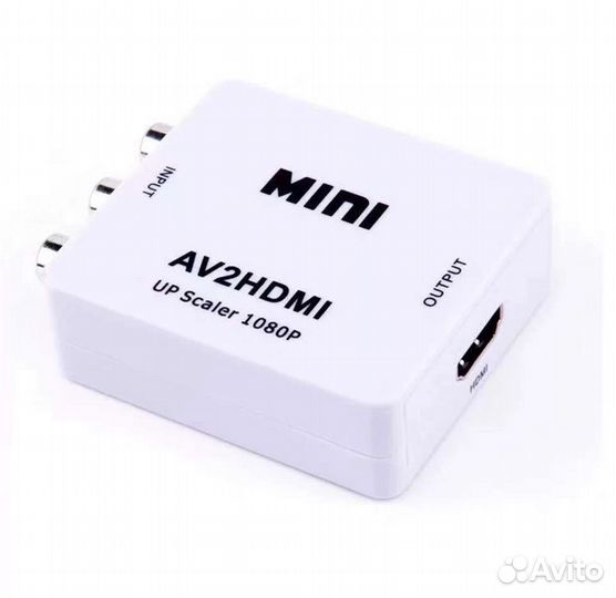 Адаптер AV/RCA тюльпаны to HDMi (новый)