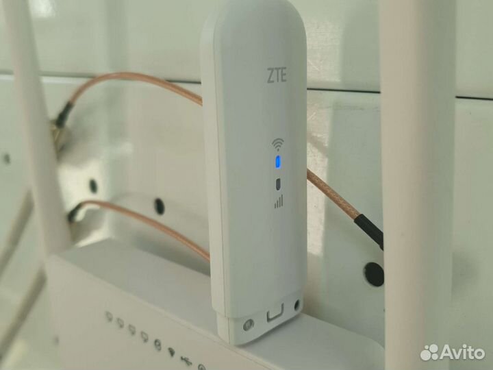 Модем ZTE MF79 RU + Роутер мощный ZBT WE1626 Безли