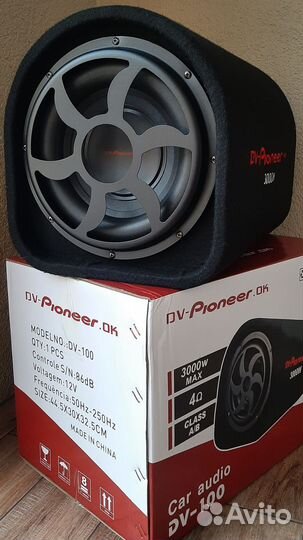 Активный сабвуфер Pioneer 1600 ватт 10 дюйм