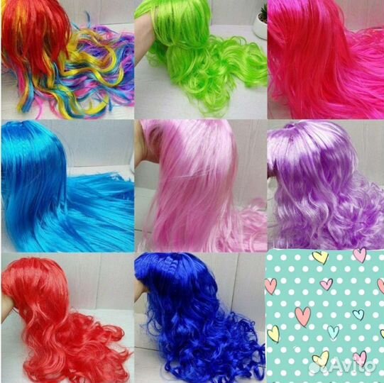 Парик длинный, разные, новый
