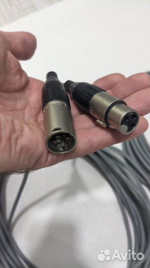 Микрофонный кабель 10 метров tasker C114 / 2*0.25