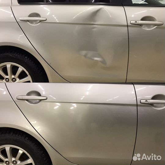 Удаление вмятин без покраски