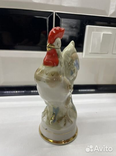 Штоф графин Петух статуэтка фарфор