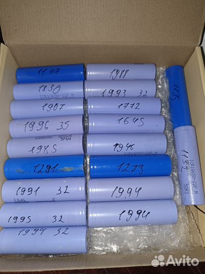 Аккумуляторы 18650 samsung 1900мач