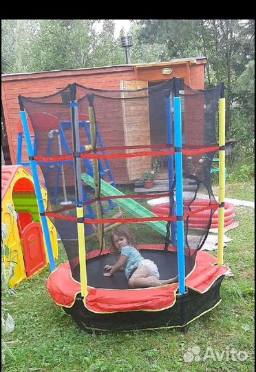 Батут с сеткой