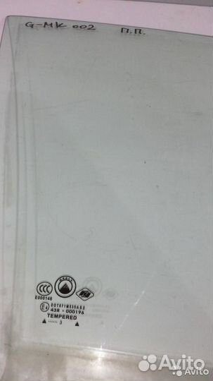 Стекло двери Geely MK