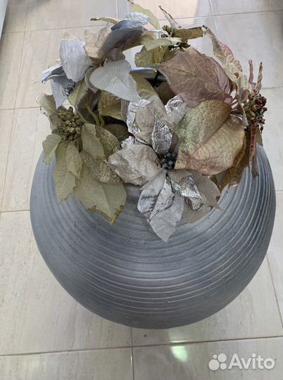 Ваза напольная керамическая