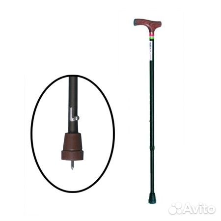 Трость телескопическая, регулировка высоты