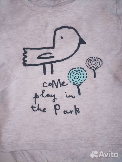 Боди Marks&Spencer 74 - 80 (9 - 12 мес )