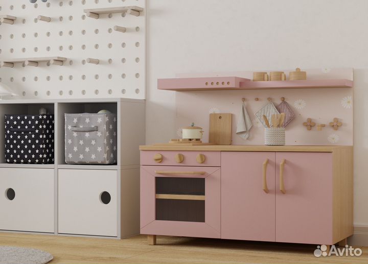 Детская деревянная кухня