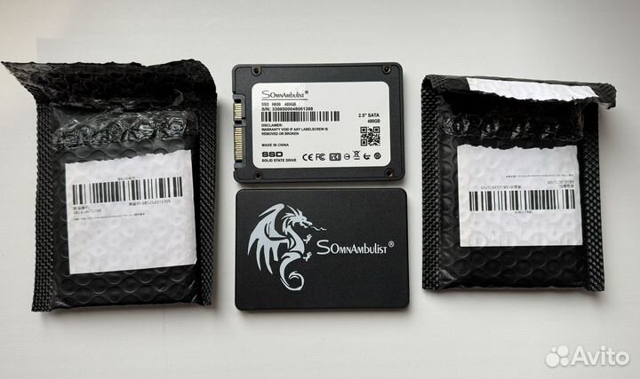 SSD 480/512gb Acos/KingSpec/Somnambulist новые