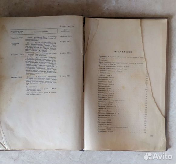 Литература РСФСР. Административно тер. деление