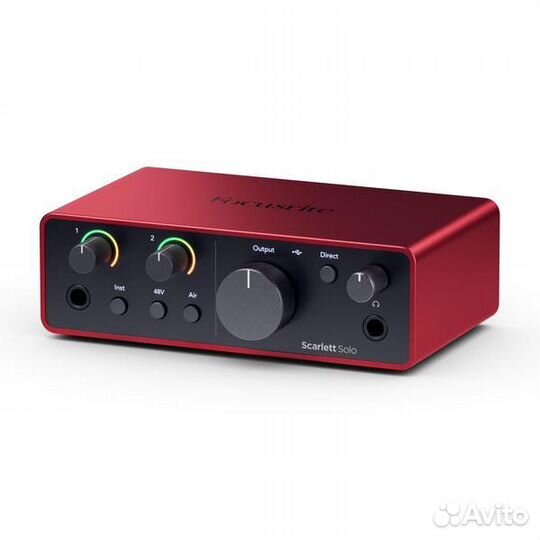 Аудиоинтерфейс Focusrite Scarlett Solo 4th Gen