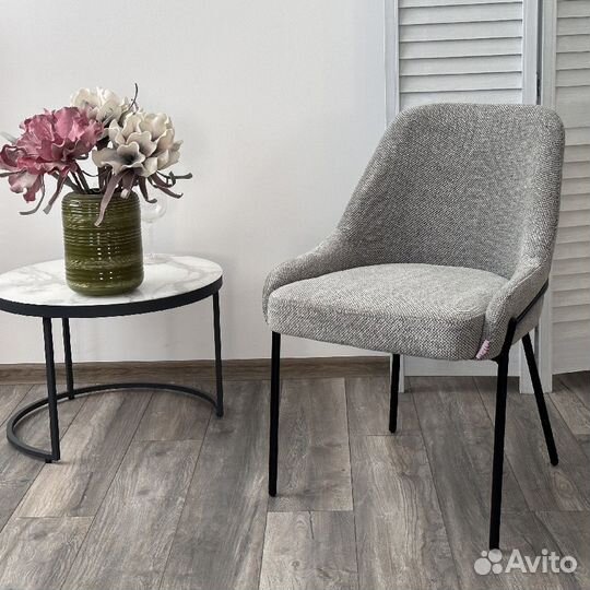 Стул Gabi, рогожка серый