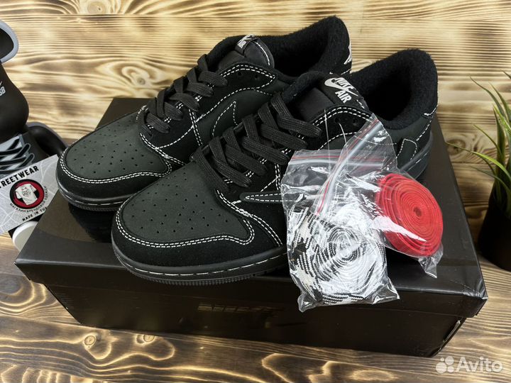 Nike Air Jordan 1 Low x Travis Scott Black Phantom