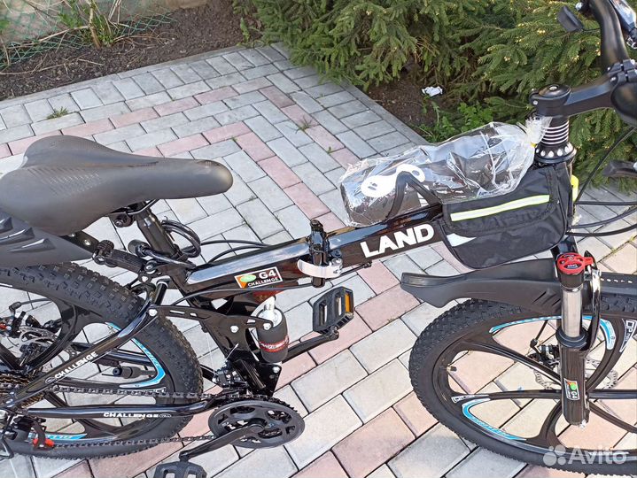 Складной двухподвесной 26 литьё,16 рама,21 скорост