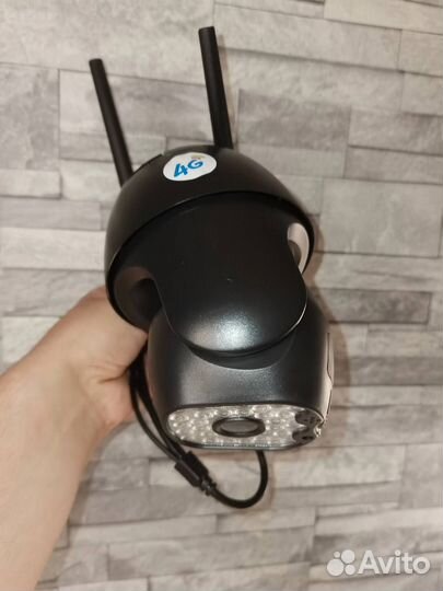 Камера уличная поворотная 4G с сим картой 5 мп