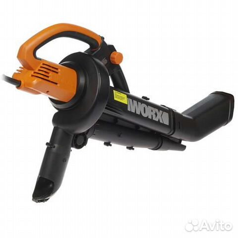 Электрический садовый пылесос worx WG505E
