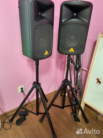 Колонки+ усилитель Behringer Europort eps500mp3