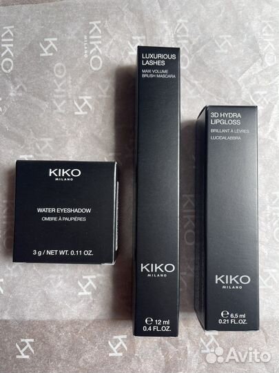 Косметика kiko milano подарочный набор (блеск #17)