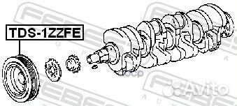 Шкив коленвала TDS-1zzfe TDS-1zzfe Febest