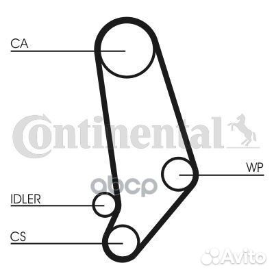 Ремень грм audi 80,90,100,200/VW passat 1.9-2.3L