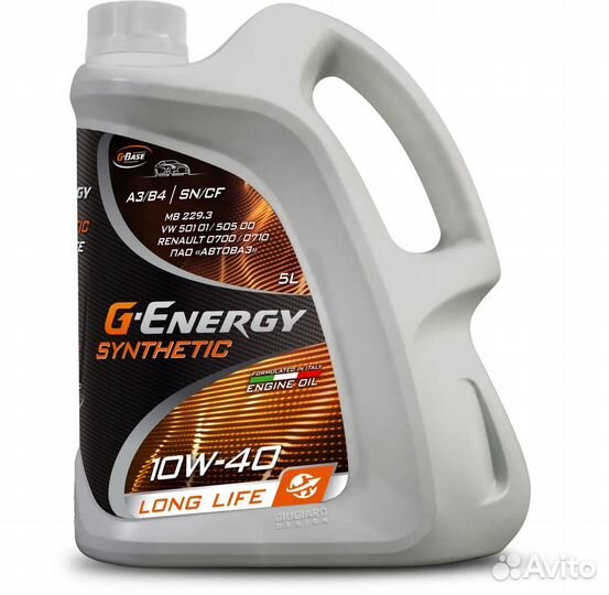 Моторное масло G-Energy Synthetic Long Life 10W-40