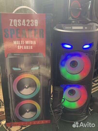 Беспроводная колонка с микрофоном