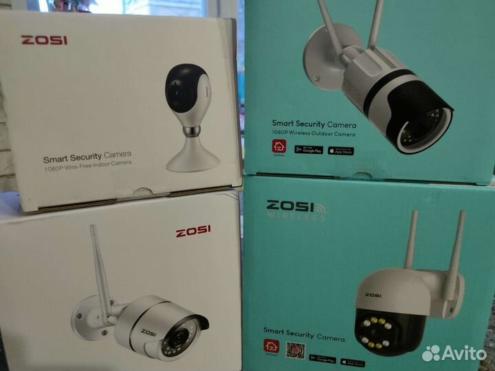 Видеонаблюдение на телефон, WiFi и LAN, 64 гб