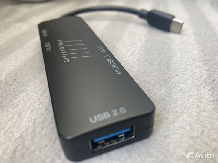 Переходник HUB type-C TO USB (хаб) для компьютера