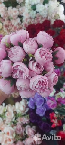 Букет пионов мини