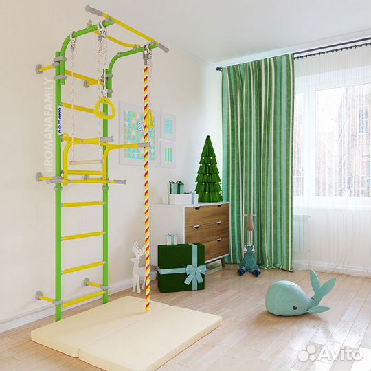 Шведская стенка с турником бу