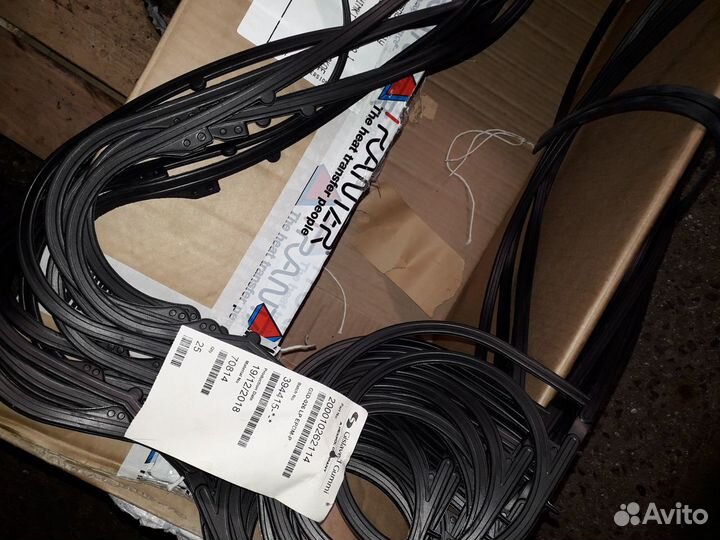 Пластины с прокладками теплообменных аппаратов