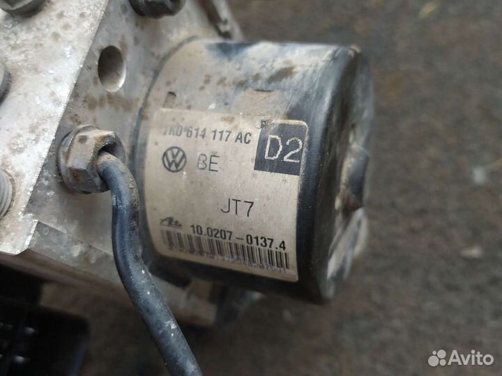 Блок ABS skoda superb 2008 г