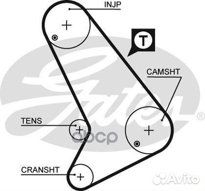 Ремень грм LCV 5571XS Gates
