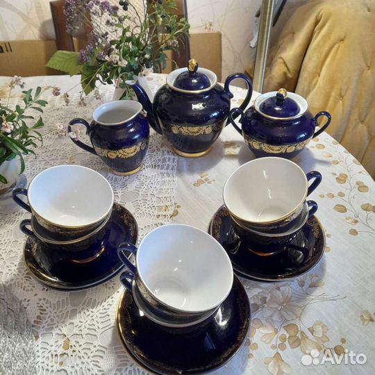 Легендарный кобальтовый чайный сервиз от лфз