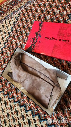 Сапоги женские натуральная кожа италия